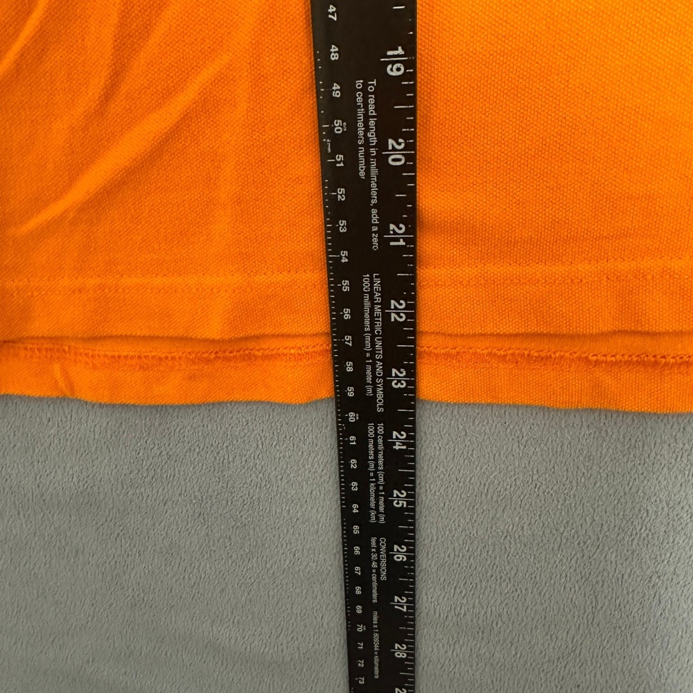 Polo Ralph Lauren Big Pony Classic Fit Short Sleeve Polo Shirt Orange Men Size M - Picture 5 of 10